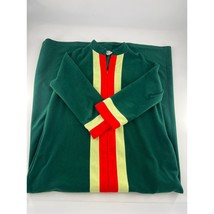 Vintage Vanity Fair Robe Womens Size 10 Green Red Christmas Night Gown Coat 70s - £47.96 GBP