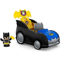 Fisher-Price Little People DC Super Friends 2-in-1 Batmobile, Batman vehicle and - £41.11 GBP
