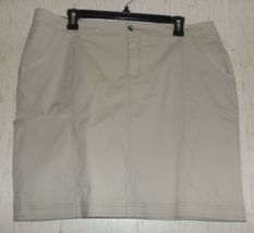 New Womens Woolrich Beige Cargo Skirt Size 12 - £20.26 GBP
