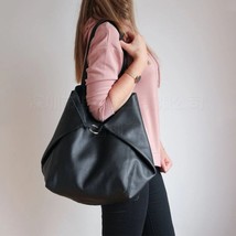 Oversized Shopper Bag Leather Quality for Women Handbags and Purses Casual Tote  - £53.09 GBP