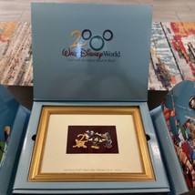 2000 Walt Disney World Framed Millennium Pin Set Mickey &amp; Friends Le 16 Of 1500 - £116.96 GBP