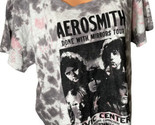 NWT Victorias Secret PINK Knit Riot Aerosmith Band T-Shirt Short Sleeve ... - £13.05 GBP