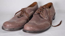 John Varvatos Mens Wingtip Leather Lace Up Oxford Shoes 11.5 Italy - $246.51