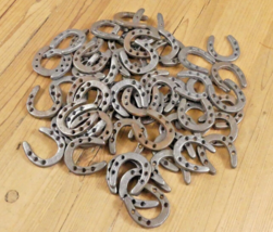 50 SMALL CAST IRON HORSESHOES CRAFTS BARGIN BIN DECOR HORSE SHOE **HAVE ... - $63.37 CAD