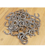 50 SMALL CAST IRON HORSESHOES CRAFTS BARGIN BIN DECOR HORSE SHOE **HAVE ... - $63.05 CAD