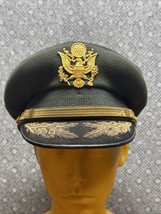 US Army Officers Visor Hat Morry Luxenberg Military Outfitters New York - $34.65
