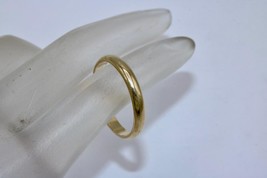 Fine 14K Yellow Gold 3mm Plain Wedding Ring Size 8.75 - $286.60 CAD