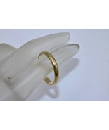 Fine 14K Yellow Gold 3mm Plain Wedding Ring Size 8.75 - $286.01 CAD
