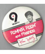 WOR-TV channel 9 Romper Room and Friends Miss Molly Pin Button Rare HTF - £35.92 GBP