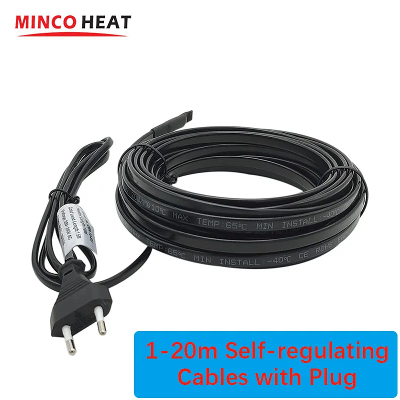 House Home Heating Cable with EU A Power Cord Self Regulating Heating Cable for  - £28.35 GBP