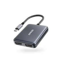 Anker USB C to Dual HDMI Adapter, Compact and Portable USB C Adapter, Supports 4 - $52.24