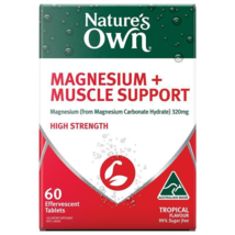 Nature&#39;s Own Magnesium + Muscle Support Effervescent w/ High Strength Magnesium - £75.40 GBP