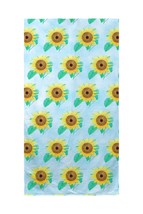 Betsy Drake Sunflower Tiled Beach Towel - £48.47 GBP