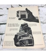 Vintage 1965 Remmington Lektronic II Cordless Shaver Advertising Art Pri... - £7.77 GBP
