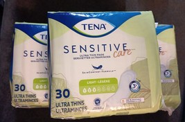 3 TENA Incontinence Pads Bladder Control  Postpartum Women Ultra Light T... - $23.20