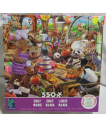 Ceaco 550 Piece Jigsaw Puzzle CHEF MANIA Panda Brown Bears cooking in ki... - £25.64 GBP