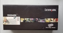 New Lexmark 15G042K Black Toner Cartridge For C752 C762 X752 X762 - £28.48 GBP