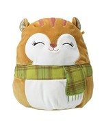 Squishmallows 7.5&quot;  Erin the Squirrel with Plaid Scarf Fall Stuffed Toy ... - $25.11