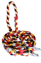 Pro Rider Hand Braided Multicolored Nylon Horse Barrel Reins w/ Snaps 60... - $345.98 MXN