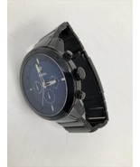 Fossil FS4606 Unisex Black Stainless Steel Analog Blue Dial Quartz Watch... - £39.80 GBP