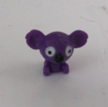 Vintage Purple Koala Bear .75&quot; Rubber Vending Machine Mini Toy Figure - £3.09 GBP