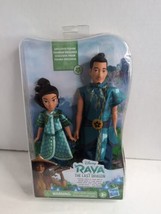 Disney &amp; Raya and The Last Dragon Young Raya and Chief Benja Dolls with Clothes - £9.75 GBP