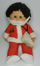 1980s Gotz Puppe Modell Doll 16&quot; Yarn Brown Hair Doll Brown Eyes Santa R... - £71.76 GBP