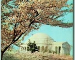 Jefferson Commemorativo Washington Dc Unp Non Usato Cromo Cartolina H14 - $3.02