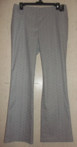 Nwt Womens $60 Ny&amp;C Light Gray &amp; Black Polka Dots Dress Pant W/ Pockets Size 14 - £26.09 GBP