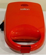 Salton Bowl Waffle Cup Maker Deserts Ice Cream Fruit Cups Taco Bowls Red - $30.66 CAD