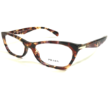 PRADA Eyeglasses Frames VPR 15P PDN-1O1 Brown Purple Tortoise Cat Eye 53... - £104.45 GBP