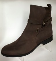 Michael MICHAEL KORS Arley Nubuck Leather Ankle Boots, Brown (Size 10 M) - £39.50 GBP