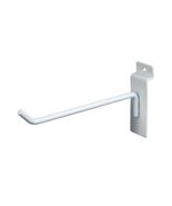 NEW SLATWALL 4&quot; WHITE  PEG HOOKS LOT OF 100PCS - $1,074.04 MXN