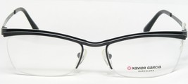 Xavier Garcia Barcelona Liza 14-05 Black /WHITE Eyeglasses Frame 52-17-135mm - £105.12 GBP