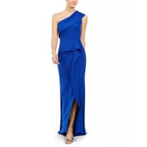 Vince Camuto Womens 4 Blue One Shoulder Asymmetrical Maxi Dress NWT DA77 - £88.21 GBP