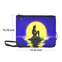 Mermaid Silhouette Nylon Slim Clutch Bag 10.43&quot;(L) x 13.78&quot; (H) - $24.00