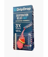 DripDrop Electrolyte Powder For Dehydration Relief WATERMELON 8 STICKS E... - $20.33 CAD