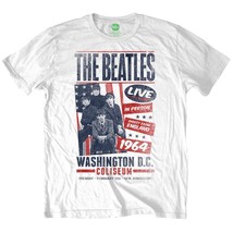 The Beatles Washington DC John Lennon Rock Official Tee T-Shirt Mens Unisex - £25.10 GBP