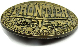 Frontier Hotel Las Vegas Belt Buckle Vintage - £23.70 GBP