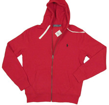 NEW Polo Ralph Lauren Hoodie Sweatshirt!  XXL   Red With Black Polo Player - $64.99