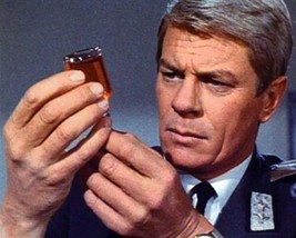 Mission Impossible TV series Peter Graves holds syringe &amp; bottle 5x7 photo - £5.52 GBP