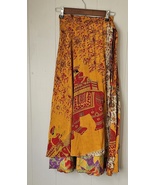 Indian Sari Wrap Skirt Handmade S440 - £13.09 GBP