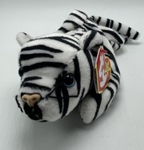 Ty Beanie Babies Blizzard The White Tiger 1996 #4 - £3.91 GBP