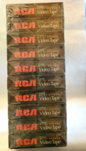 RCA Premium Daily Use T-120 Hi Fi Stereo Video Tapes New in Sealed Pack of Ten - £30.21 GBP