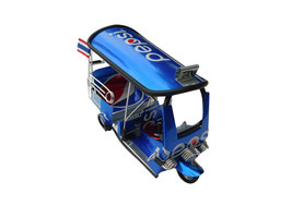 Pepsi Detailed Handcrafted Replica Made from Cans: TUK TUK Taxi from Thailand  - £15.68 GBP