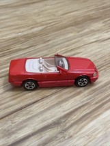 Vintage 1989 Hot Wheels Red Mercedes SI Convertible  1:64 Diecast Car KG JD - $9.89