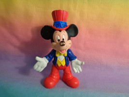 1994 McDonald&#39;s Disney Mickey Mouse Red Top Hat Epcot Center Action Figure - £1.19 GBP