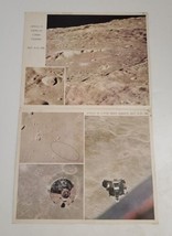 2 Nasa Apollo 10 Views of Lunar Landscape Moon photos Orbit Mission May 1969 - £15.40 GBP