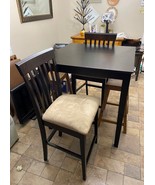 Beautiful Kitchen Dining Cafe Table w/ 2 Chairs + Self-Storing 18&quot; Leaf - $324.99