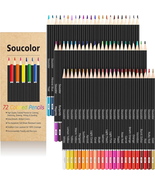 Soucolor 72-Color Colored Pencils for Adult Coloring Books, Back to Scho... - $18.08